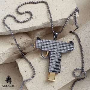 STONNED GUN FASHION NECKLACE