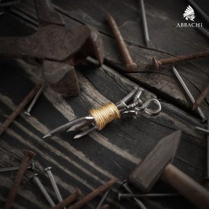 NAILS PENDANT-GOLD COLOR