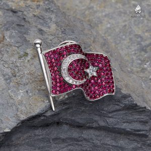 TURKISH FLAG BADGE
